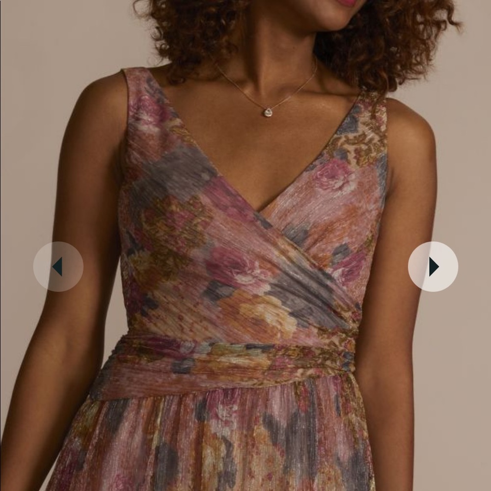 Beautiful formal, floor length, A-line dress